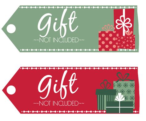 Gift Not Included Printable